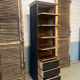 Cabinet with flaps and drawers