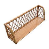 Rattan shelf