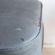 Pair of workshop chairs from the 50s in chrome steel and imitation leather