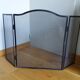 Fire screen chimney grille