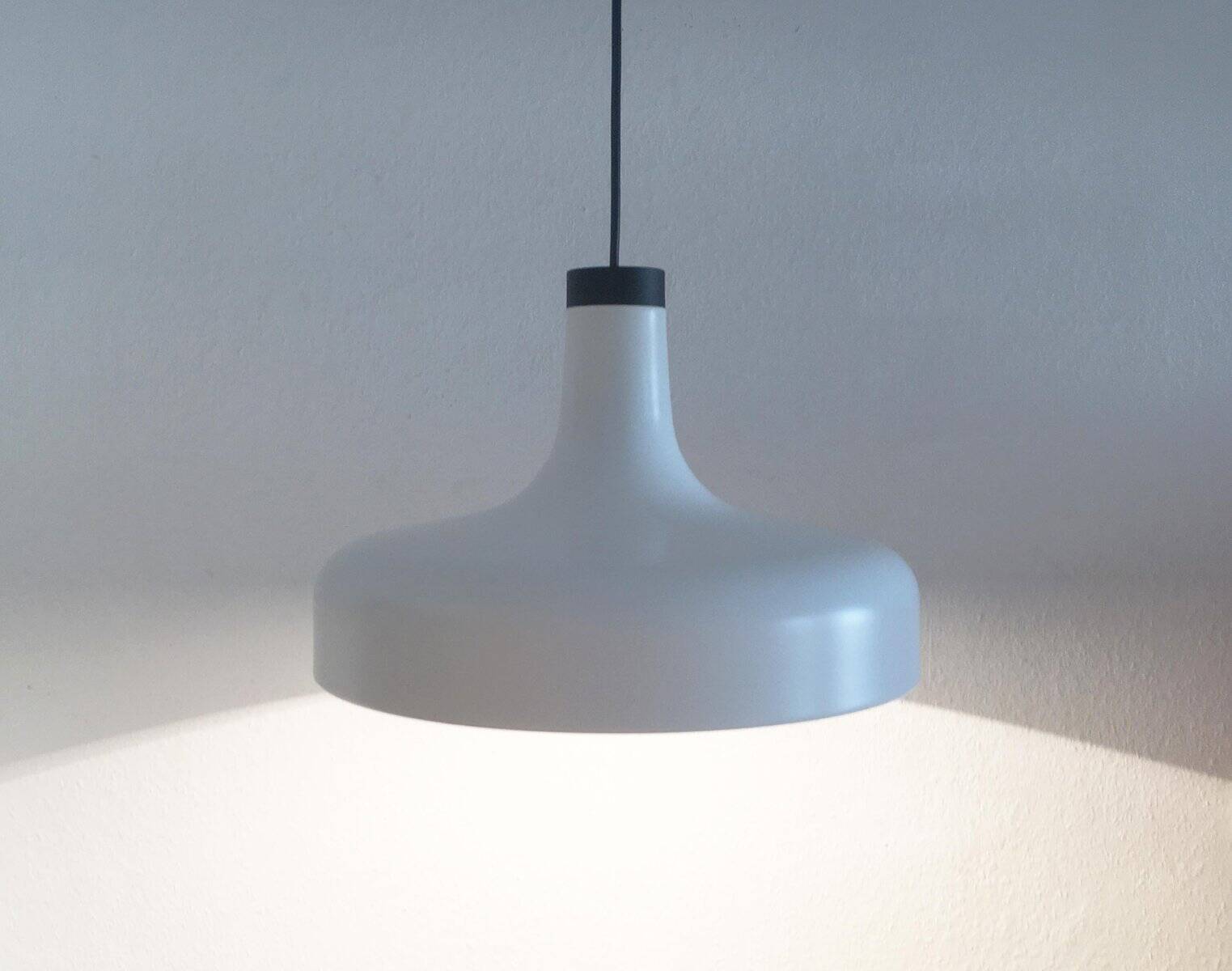 German suspended lamp from the mid-century space age by Staff Leuchten, 1960s.