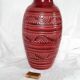 30s vase Saint Clément "feather" decoration