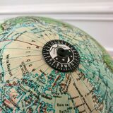 globe terrestre lumineux design scandinave Made in Denmark 1976