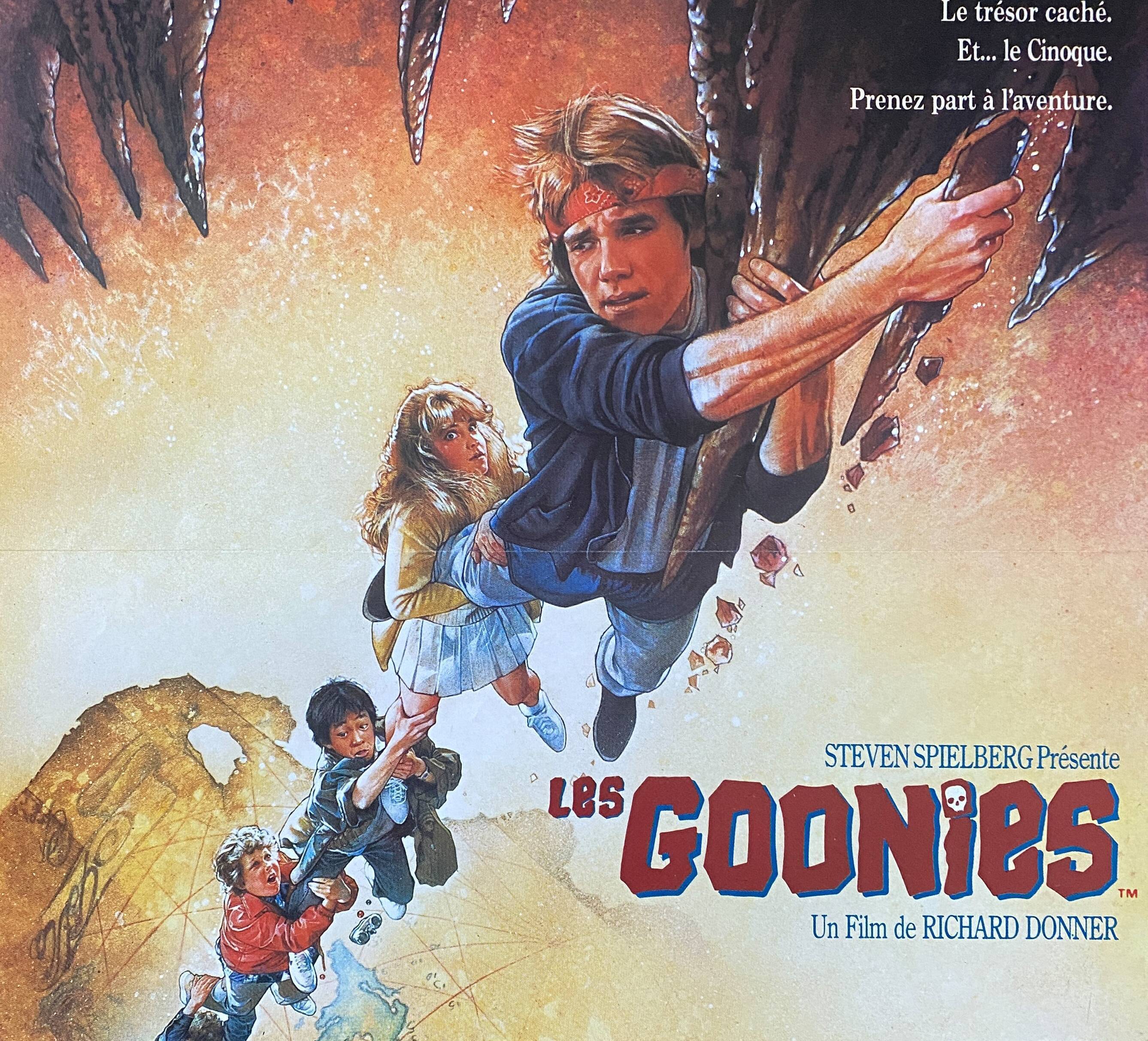 Original movie poster "The Goonies" Sean Astin, Richard Donner 40x60cm 1985