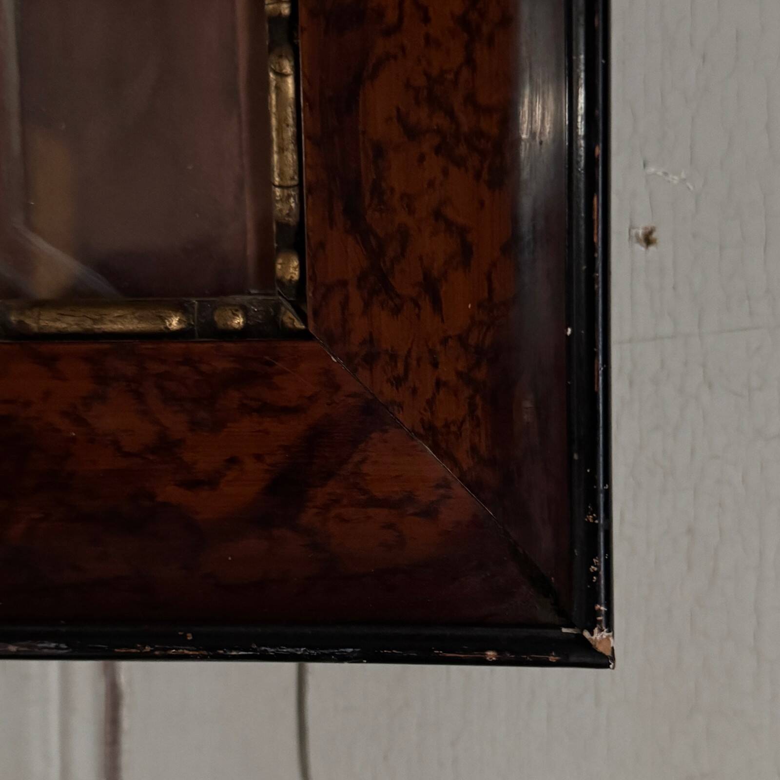 Watercolor on paper of a young girl lying on a bed, late 19th century