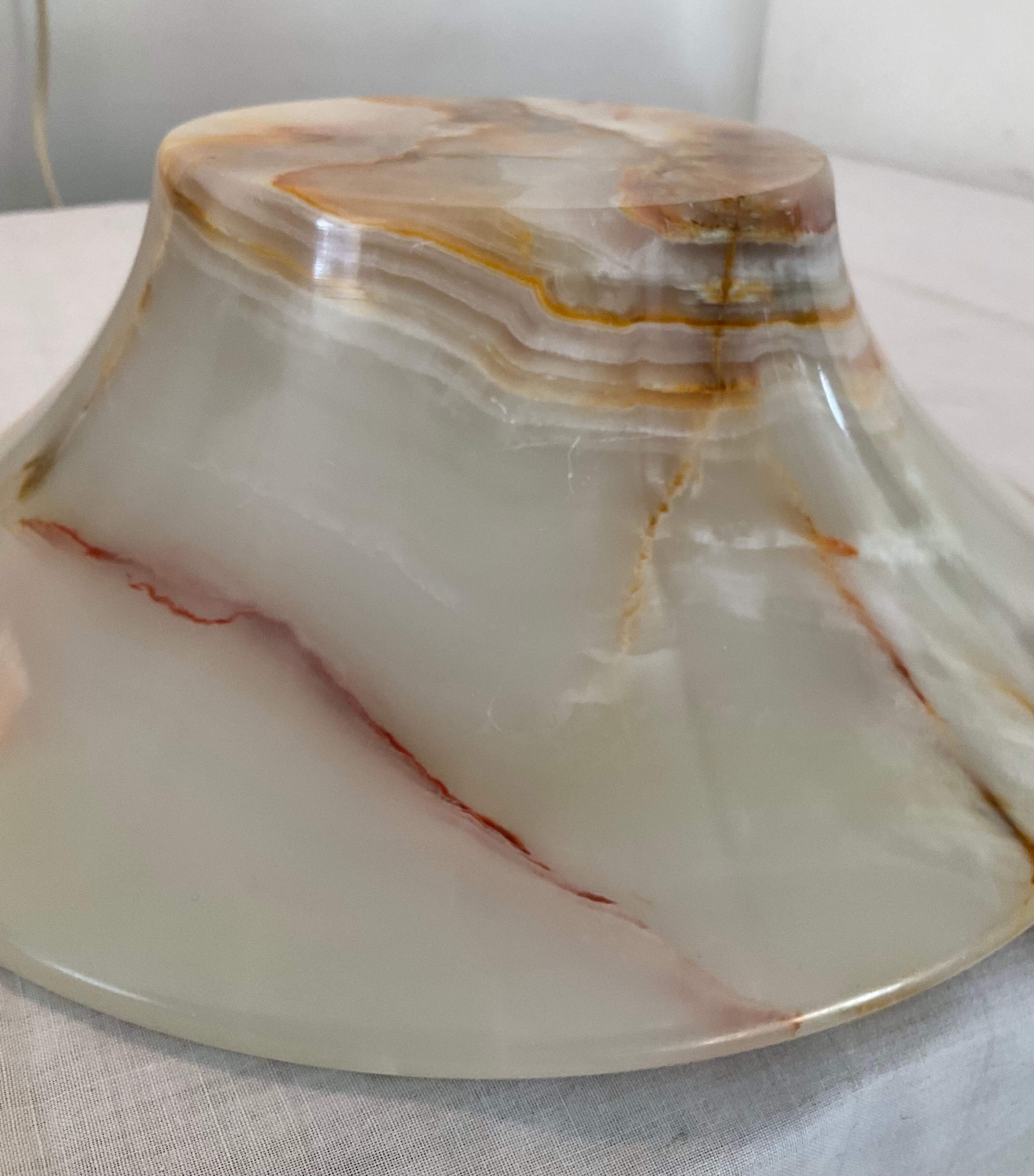 Vide pocket alabaster cup from the 70s