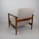 GFM-142 armchair, design by Edmund Homa from the 70s, beige boucle - 2 pieces available