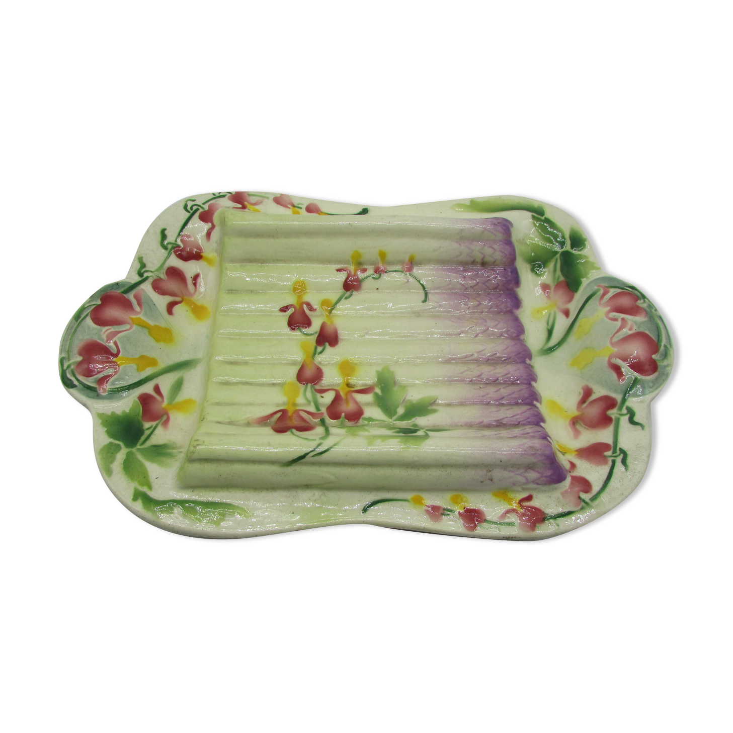 Asparagus dish slurry KG St-Clément art-nouveau