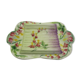 Plat à asperges barbotine KG St-Clément art-nouveau