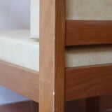 Pair of yellow armchairs