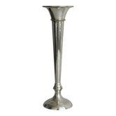 Vintage patinated metal soliflore vase