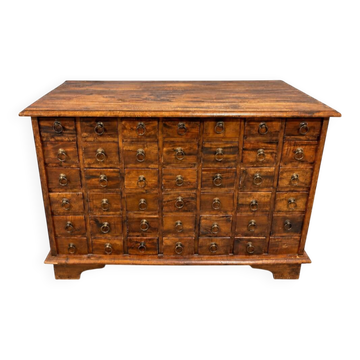 Vintage Apothecary Pharmacy Chest of Drawers Cabinet