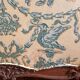 Old wooden and fabric screen