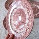 6 assiettes vintage EIT England rouges