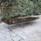 Vintage rosewood steel conference table Gianni Moscatelli Formanova 1970
