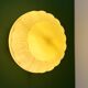 Vintage Art Deco globe wall or ceiling light in yellow opaline.