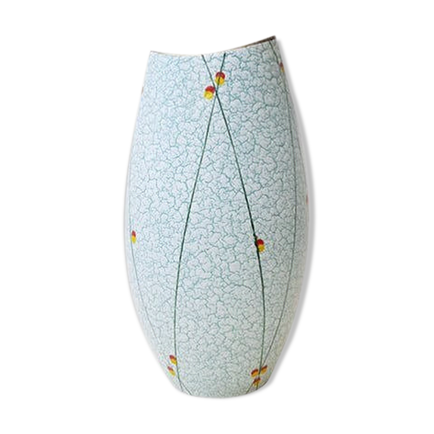 60's Handgemalt Vase