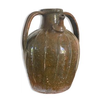 Glazed terracotta jar from the 19th century