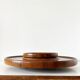 Large rotating teak platter Denmark Digsmed 1970