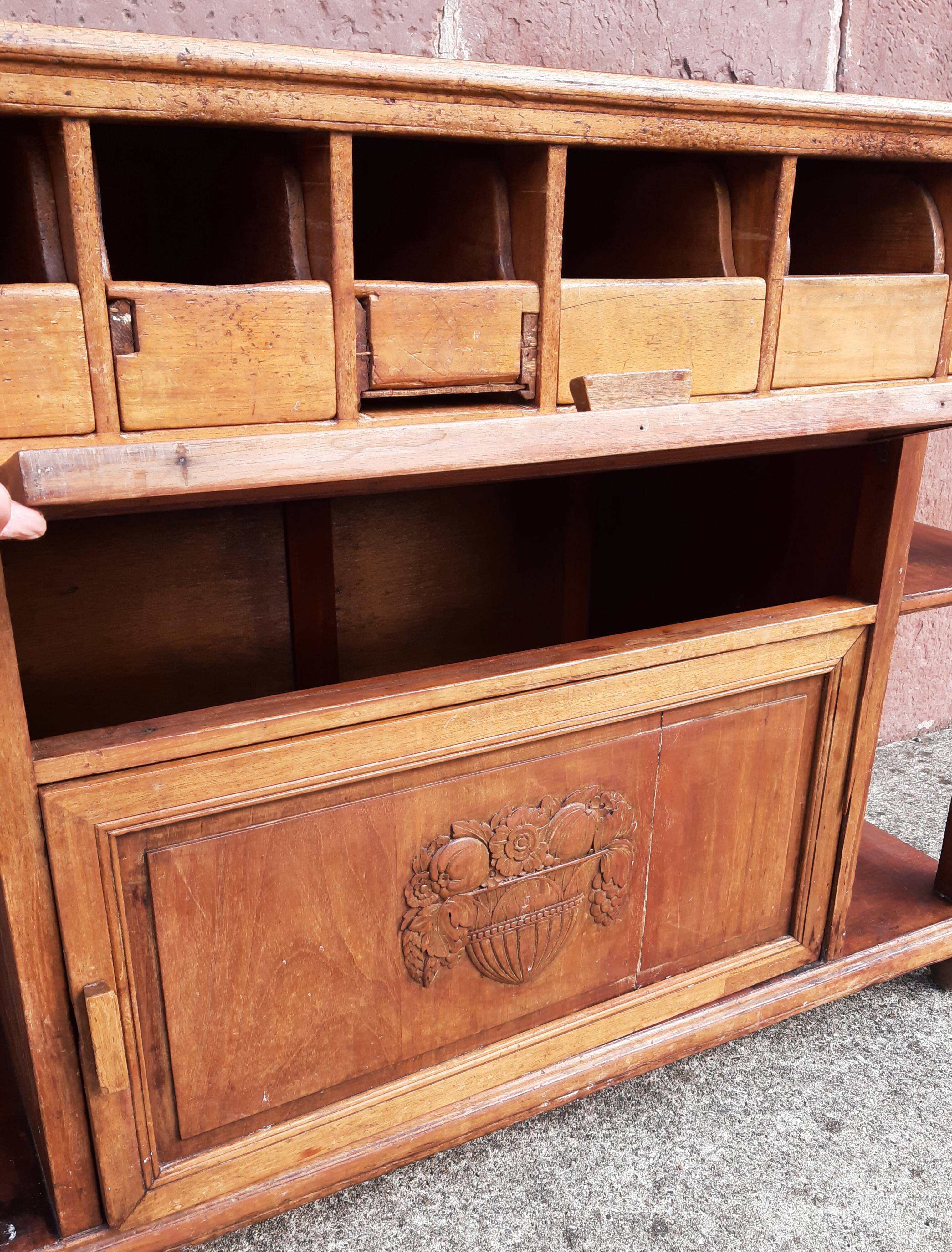 1950s restaurant serving trolley (serving console or coffee cabinet)