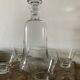 Decanter and glasses for whisky, wine, water, and liqueurs