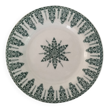 Plate foot shower porcelain opaque iron earth gien model annam