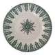 Plate foot shower porcelain opaque iron earth gien model annam