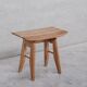Guillerme et chambron oak french mid-century stool