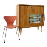 Vintage teak high sideboard