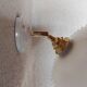 Applique murale vintage opaline dentelle