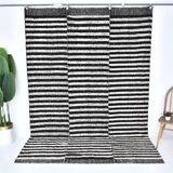 7x10 Chunky Wool Striped Handmade Rug, 206x295Cm