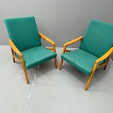 Paire de fauteuils vintage par Jiří Jiroutek pour Interiér Praha, 1960