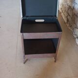 Metal shoe shine furniture