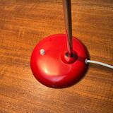 Red German table lamp mid-century 6786 by Christian Dell for Kaiser Idell, 1960s