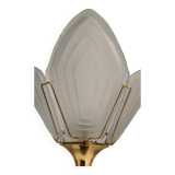 Vintage 1980s lily petal lamp