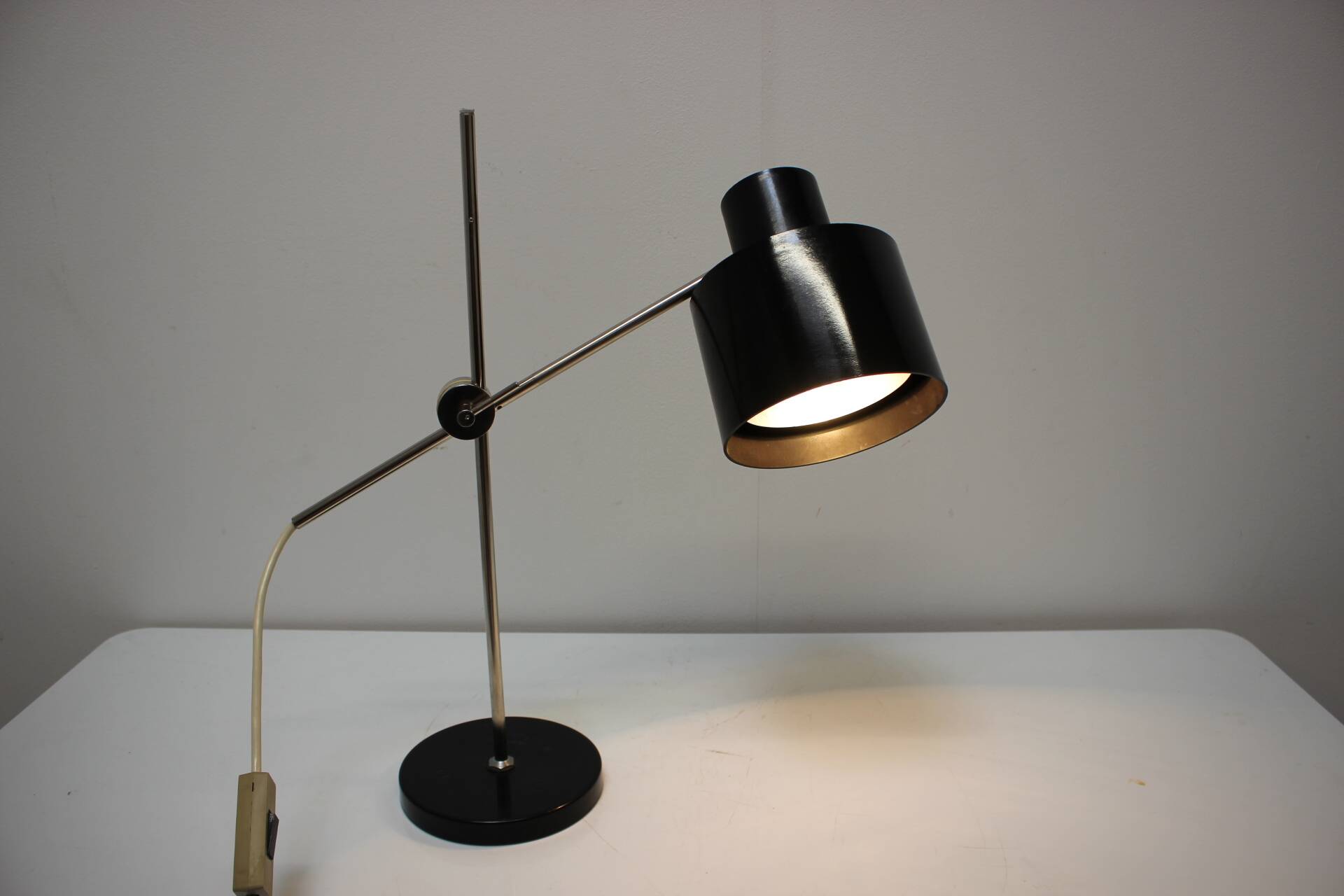 1950s Vintage Table lamp, Czechoslovakia