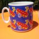 Two mugs/cup in porcelain from Villeroy and Boch decoration boat / plane made in Luxembourg