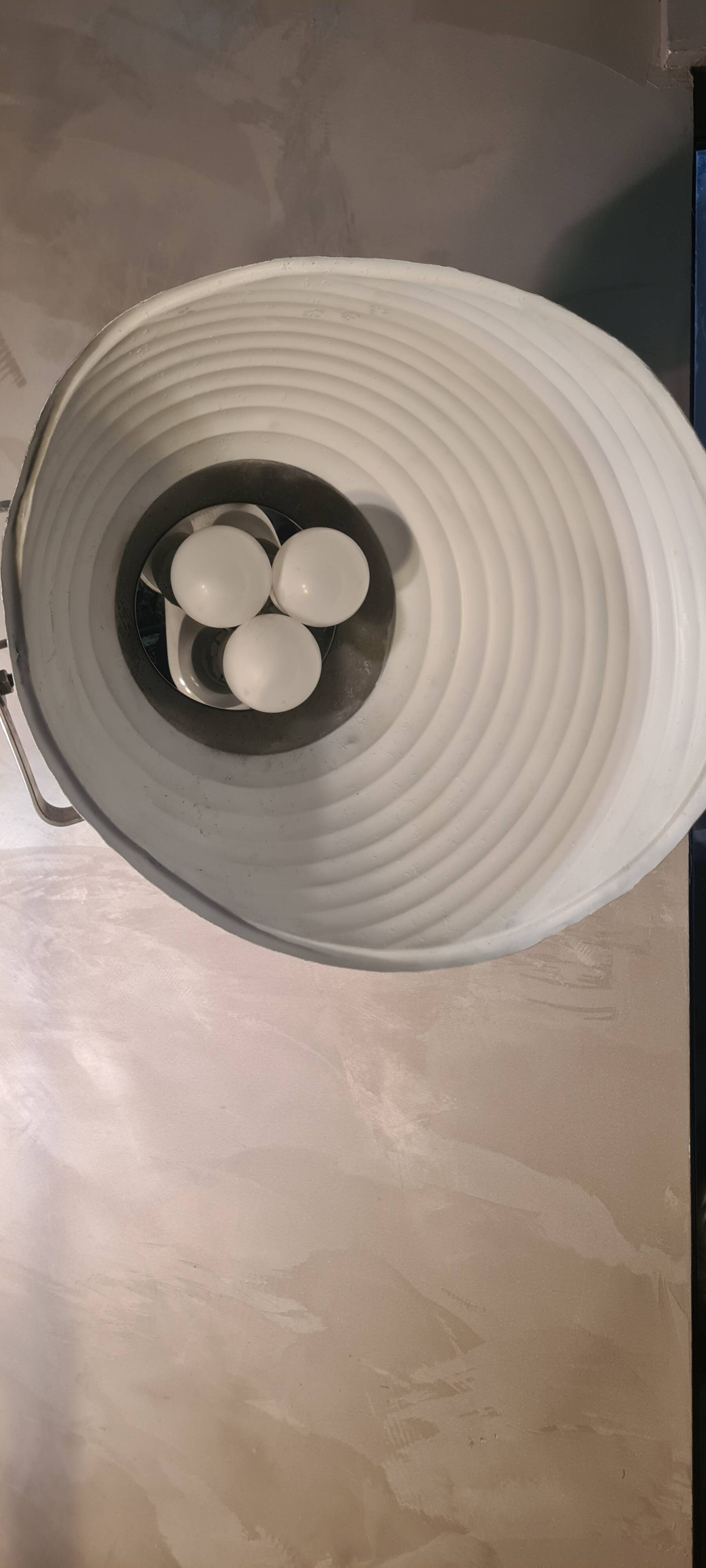 1940 rare style floor lamp projector feet on casters solid aluminum 180x110x70