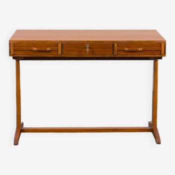 Small teak desk by Gianfranco Frattini for Bernini, Italy, 1950s