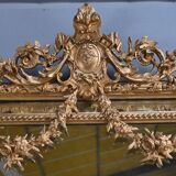 Important mirror with parcloses, Louis XVI style – late 19th century