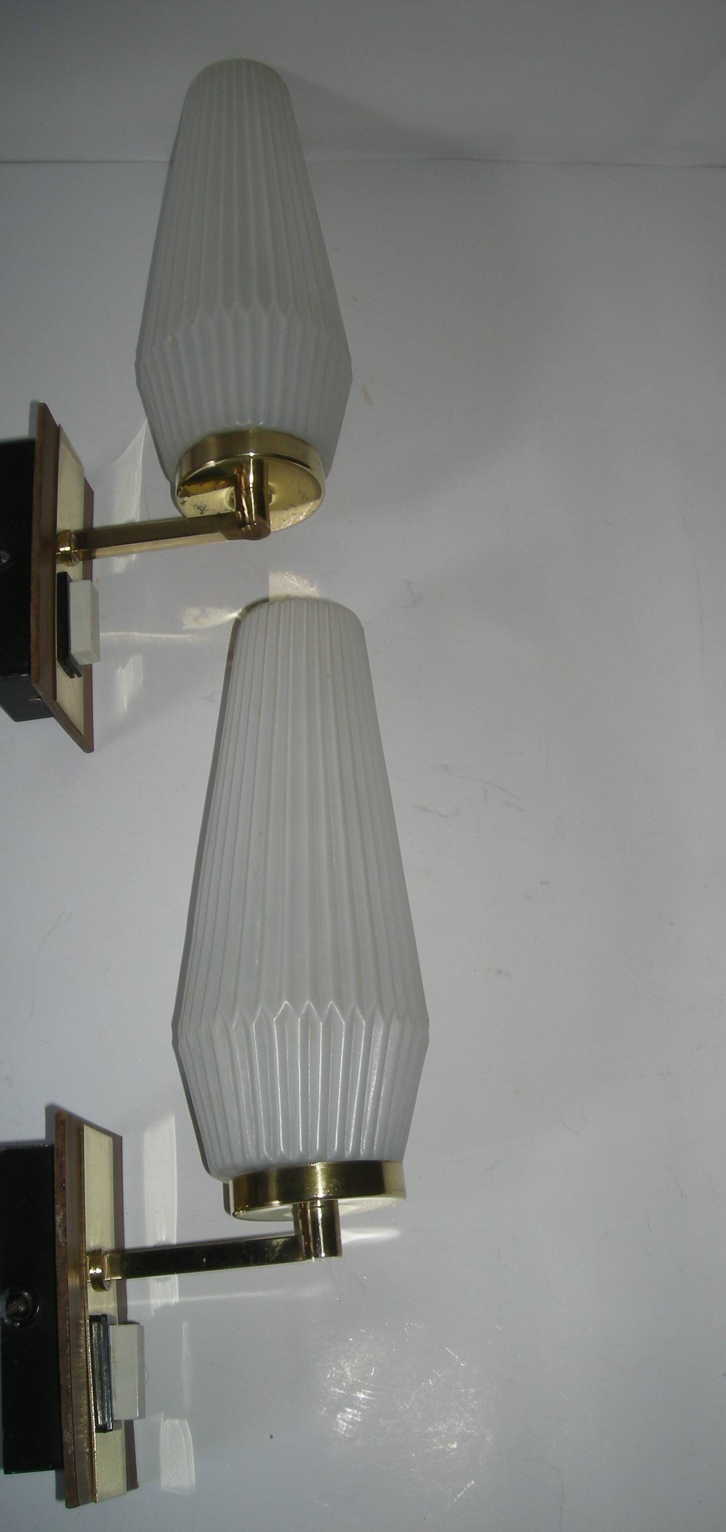Pair of Philips wall lights - 1960s Scandinavian style