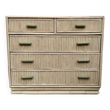 Bamboo chest of drawers 1970