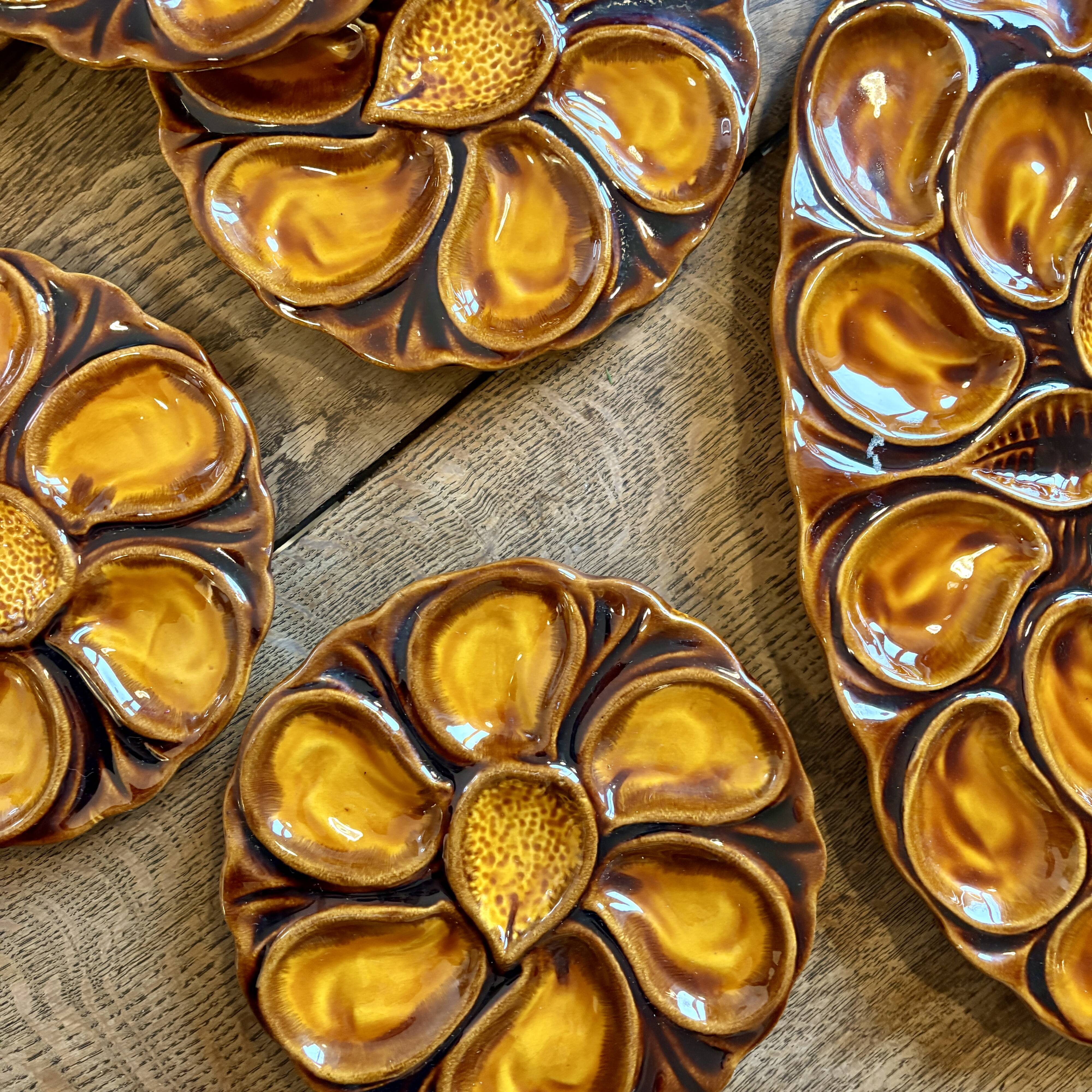 Vintage oyster service Vallauris