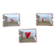 3 Escada ashtrays