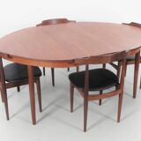 Scandinavian teak dining set.