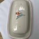 Vintage ceramic butter dish with lid.