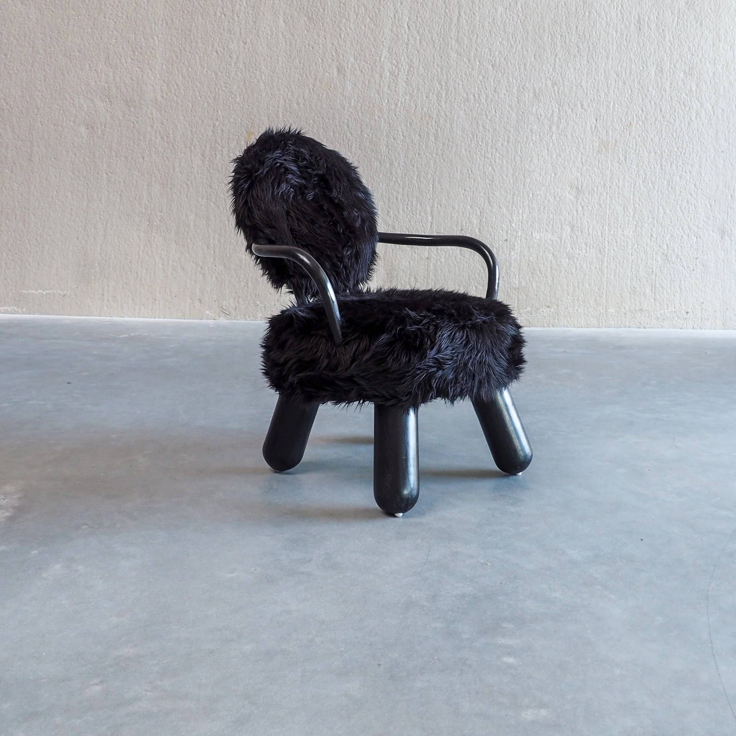 Pair of limited edition lounge chairs by Olivier De Schrijver for Ode’s Design