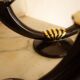 Pair of Gien Art Deco Candlesticks
