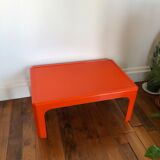 Table basse orange 60's - 70's Gilac