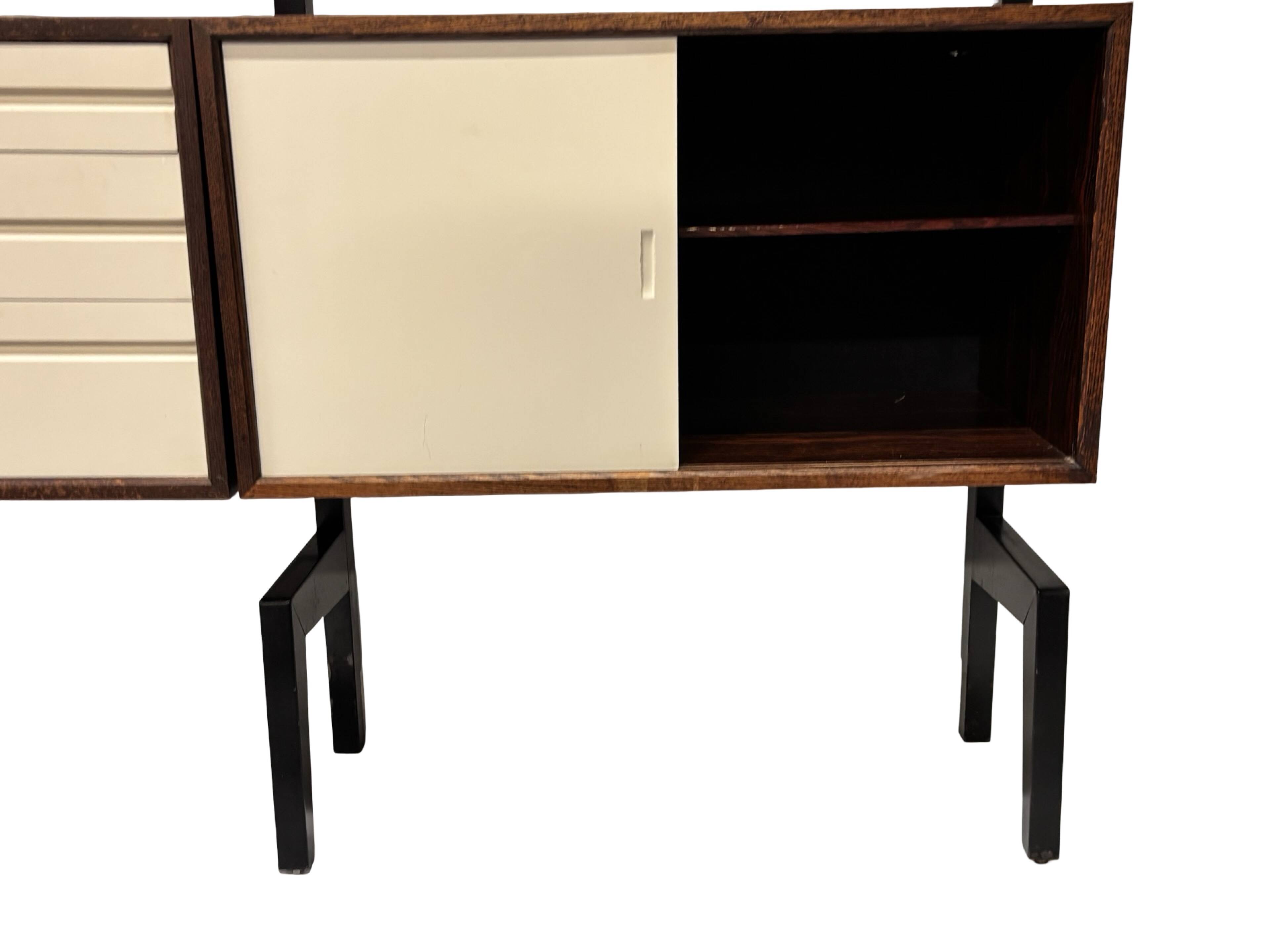 Vintage Poul Cadovius Royal System Wall System Freestanding